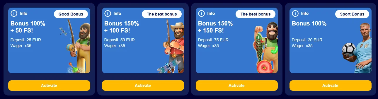 many casino promotions