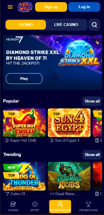 mobile app and web version