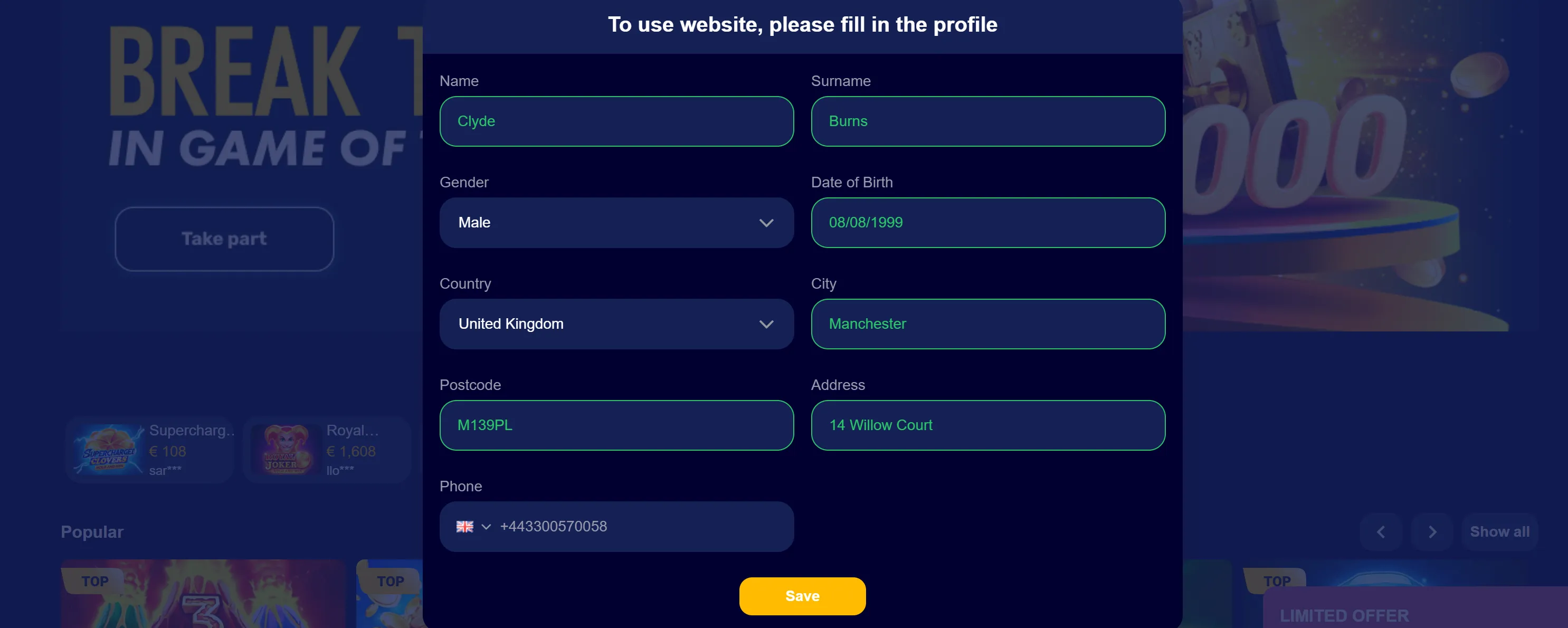 Verywell Casino account verification