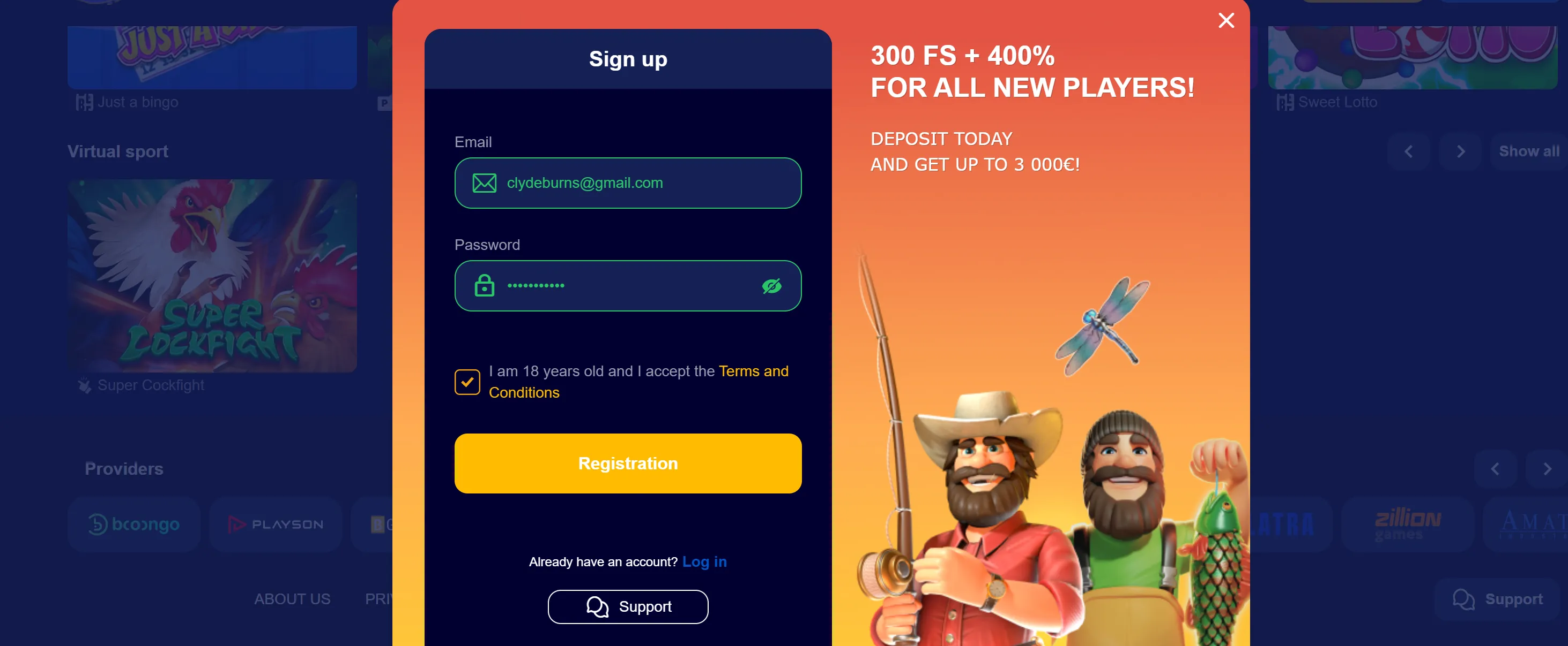 Sign up at Verywell Casino UK